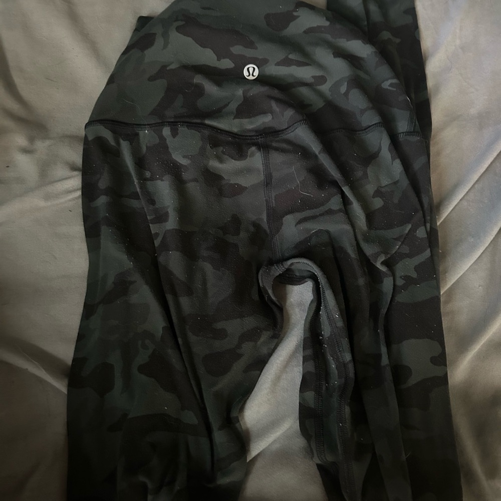 lululemon athletica Camo Black Leggings